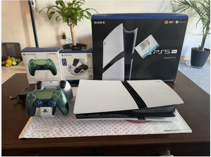 Sony PlayStation 5 Pro 2TB Gaming Console Extras  Full BUNDLE